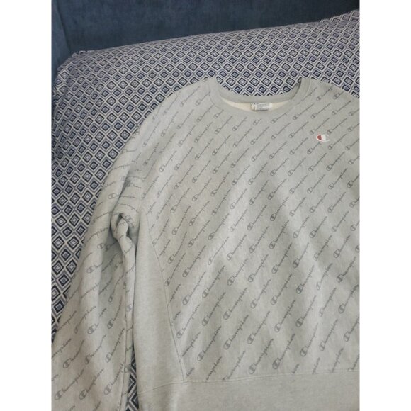 Vintage Gray Champion Reverse Weave Thick Monogram Men's Size XL - Picture 13 of 16
